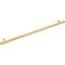 Jeffrey Alexander 305 mm Center-to-Center Brushed Gold Square Dominique Cabinet Bar Pull 845-305BG - alternate 6